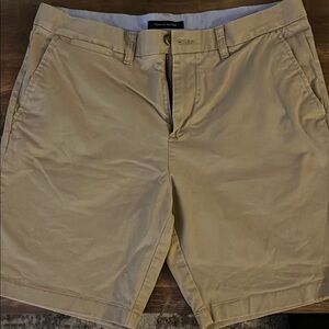 Tommy Hilfiger Tan Flat Front Shorts